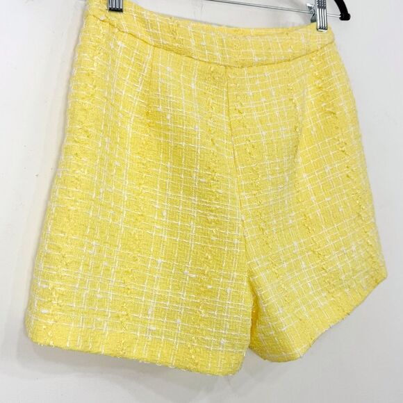 Versona MODERN Yellow White Tweed Sailor Button Wide Leg Shirts NEW - Picture 10 of 15